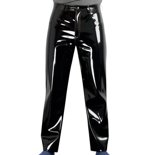 Men black patent gothic - men's,