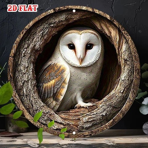 Stunning owl garden plaque - stunning,