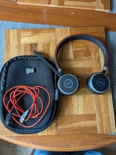 Jabra Evolve 65 NFC Bluetooth headphones with microphone. 