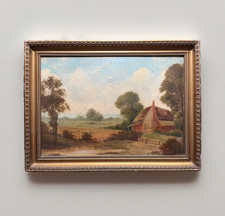 Rustic Framed Oil