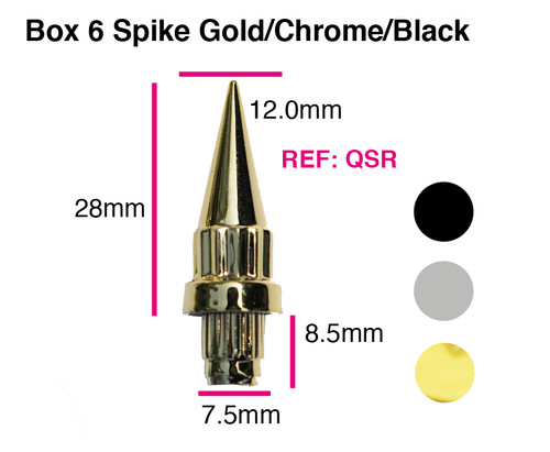 Plastic wheels spike rivet - plastic,