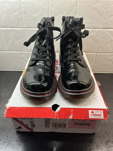 Rieker y8212 black boots - y8212-01,