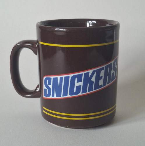 Vintage snickers mug chocolate - snickers,