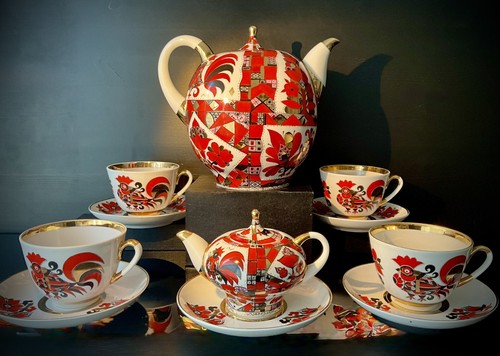 Lomonosov porcelain set - set, teapot
