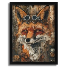 Steampunk Fox Art Print