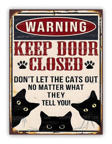 Funny cat keep door closed - cat, "keep