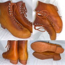 VTG 70S NEW MENS 9 BROWN TAN