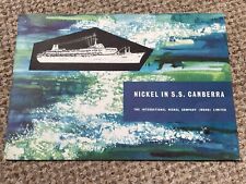 NICKEL IN S. S. CANBERRA -