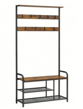 Large rustic coat rack with - large,