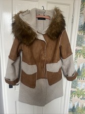 Zara Sheepskin Coat size S 