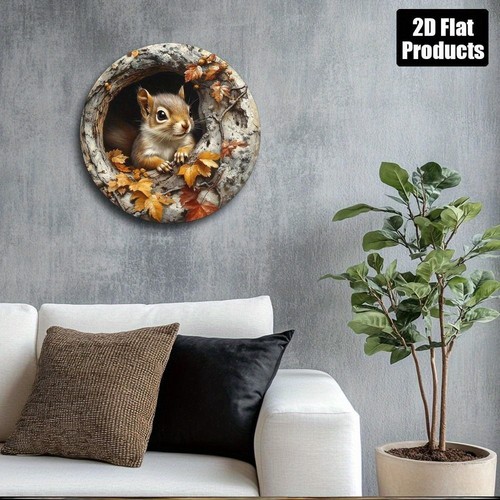 20cm squirrel wooden wall - 20cm,
