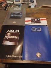 Alfa ROMEO 33 CAR SALES DEALER BROCHURE COLLECTION RARE