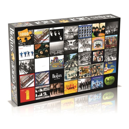 Beatles album collage 1000pc - album,