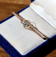 Edwardian 9ct Gold, Aquamarine