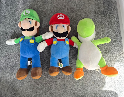 Super mario plush doll set - super,