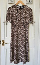 Vintage Style Midi Tea Dress 30s / 40s  NWT £45 🌺 CottageCore 