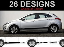fits hyundai i30 side stripes