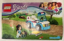 LEGO Friends 41086 VET AMBULANCE Emma Hedgehog Unboxed 2015