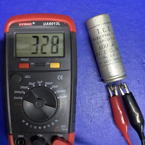 Tcc 500uf 12v - 12v, vintage