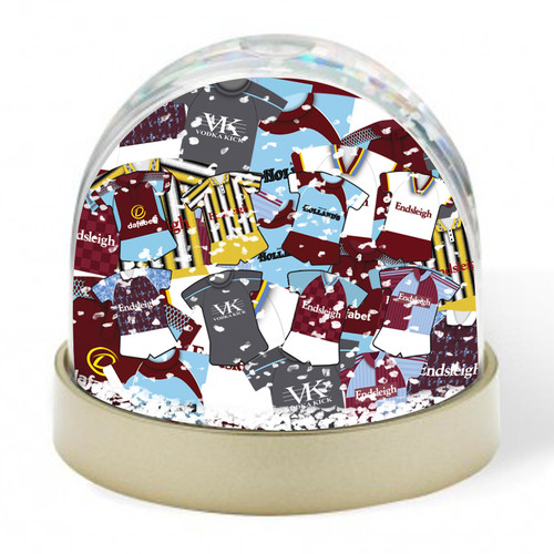 Burnley retro kit mash snow - burnley,