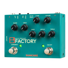 SONICAKE B Factory Analog Bass Preamp Comp Overdrive 3-band EQ PRE/POST Pedals