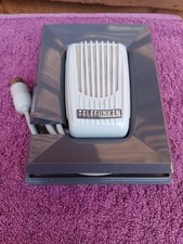 Telefunken D9A Vintage Radio Microphone In Original Case 1965 W Germany