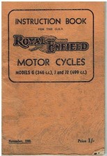 ROYAL ENFIELD MODEL G , J & J2