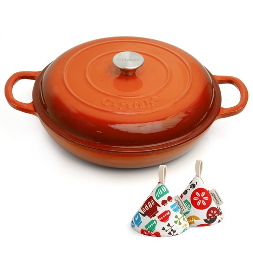 Cast iron shallow - shallow, casserole