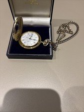 Woodford  Quartz Half Hunter Pocket Watch Good Condition