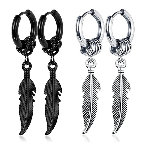 Stainless steel feather clip - stainless,