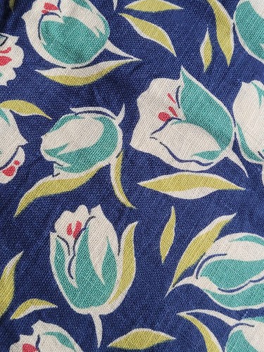 Vintage cotton full - cotton, feedsack