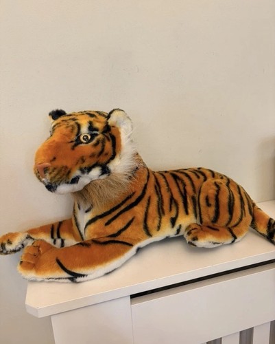 Vintage large realistic tiger - large,