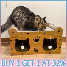 Large cat house - large, scratcher
