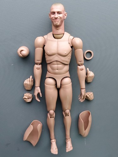 Soldier male head sculpt - 1/6,