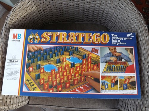Stratego board game 1982 - stratego, game,