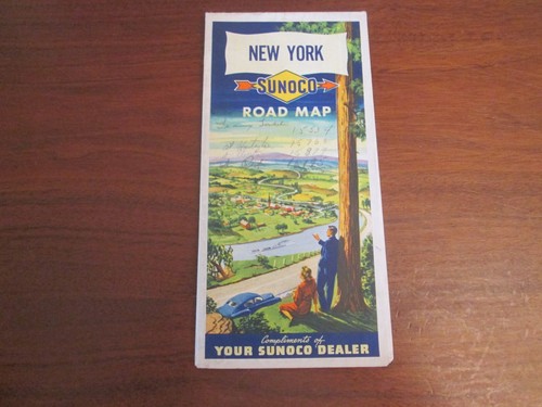 Vintage 1952 sunoco road - vintage,