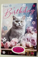 CUTE KITTEN CAT BIRTHDAY CARD