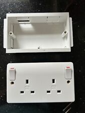 MK LOGIC PLUS 13A 2GANG DP