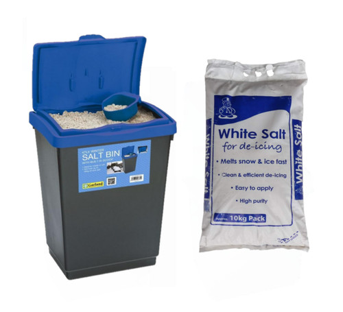 47l grit salt bin dustbin - 47l, &