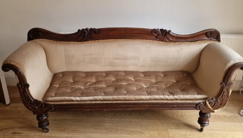 Chaise longue sofa antique - chaise, sofa,