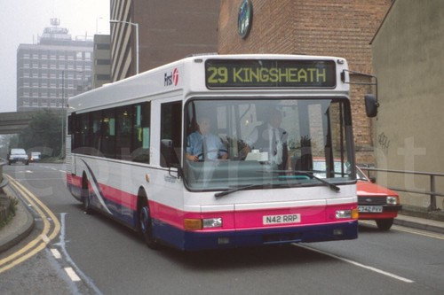 Bus photo first northampton - -,