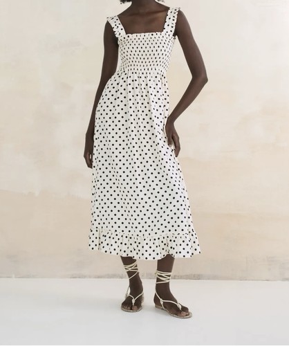 Zara polka dot midi - dot, dress
