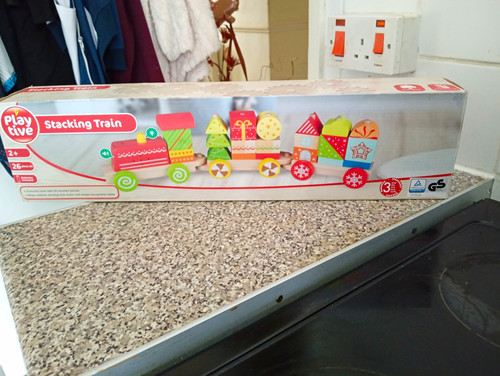 Playtive wooden stacking - playtive, train