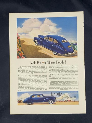 Magazine 1941 lincoln - -,