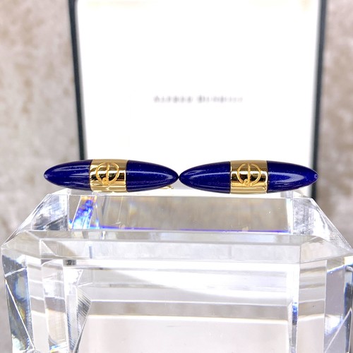 Vintage dunhill cufflinks blue - vintage,