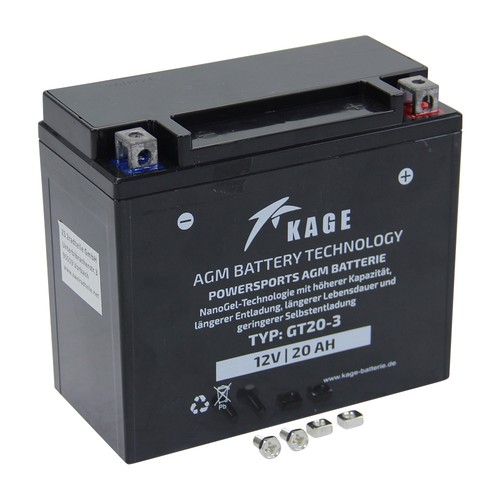 Battery gel kage ytx20l - kage, ytx20l-bs