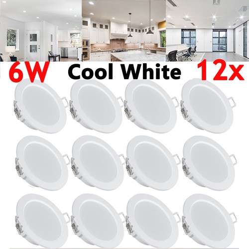 12pcs recessed led flat - 12pcs,