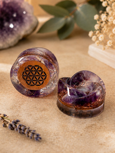 Mini amethyst orgonite buster - mini,