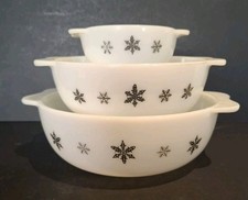 Vintage pyrex gaiety - pyrex, snowflake