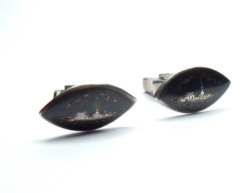 Vintage siam cufflinks city - siam,